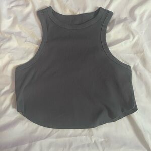 Wild Fable Charcoal Ribbed Tank Top
